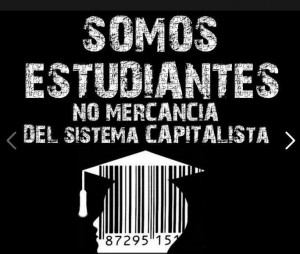estudiantes no mercancia