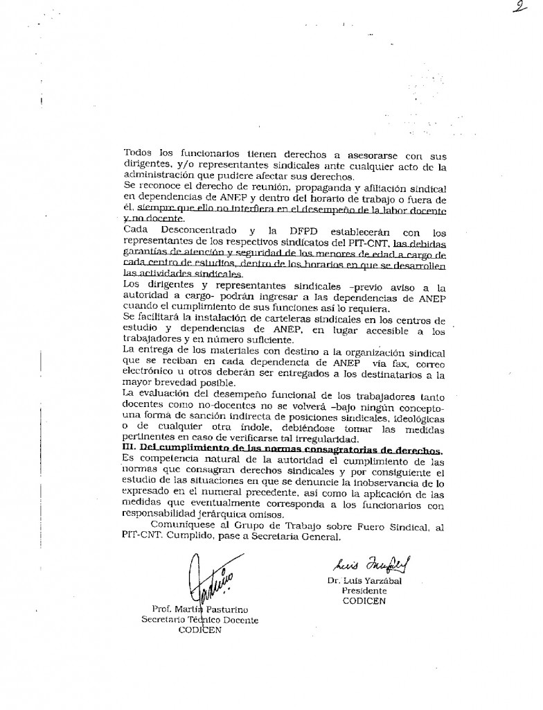8 - Acta 90 del CODICEN sobre Fueros Sindicales para la CSEU - 12 de diciembre de 2006 (2)