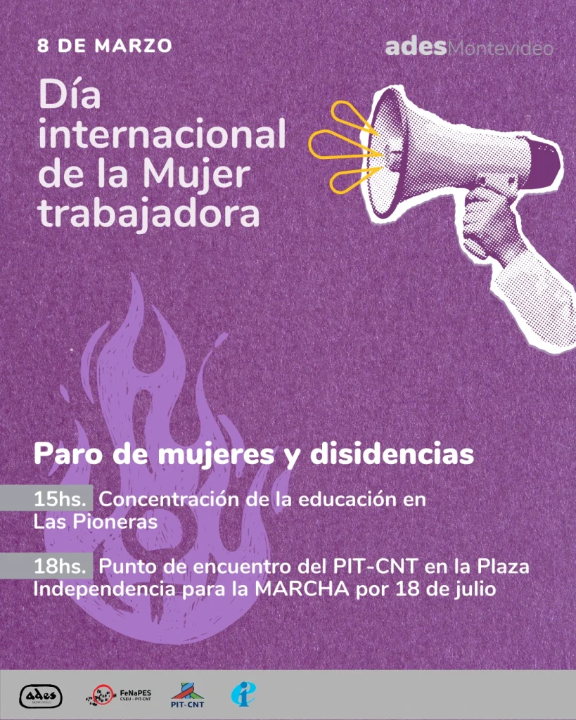 Afiche del Día internacional de la mujer trabajadora